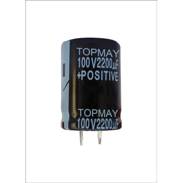 Snap-in-Terminal Aluminium-Elektrolytkondensator 100V, 2200UF